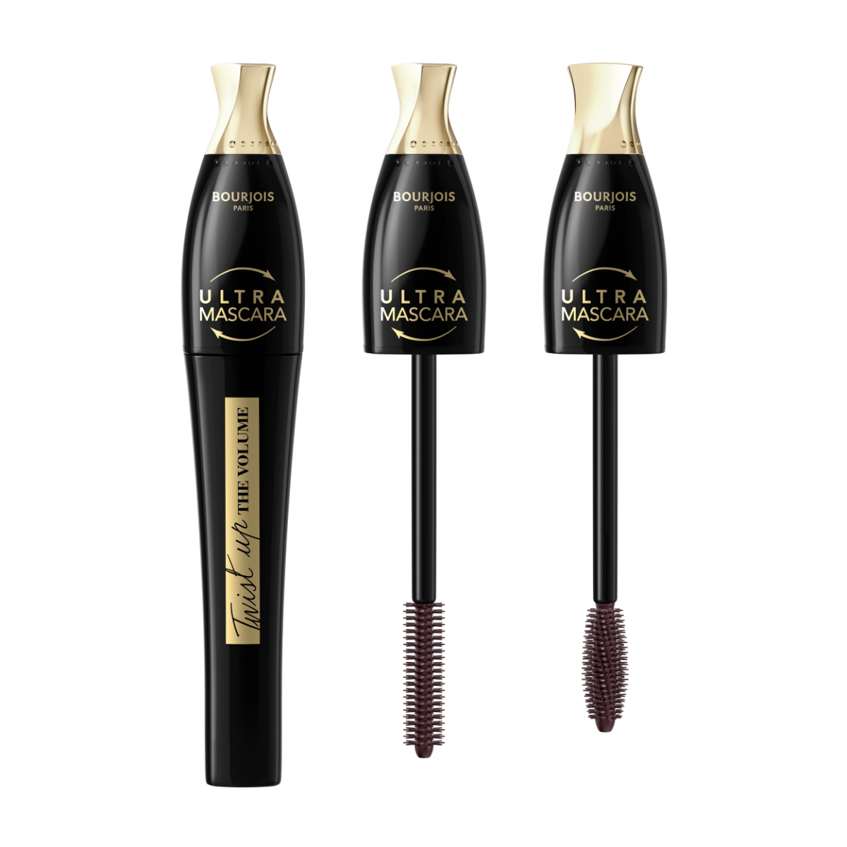 Bourjois Twist Up The Volume Tusz do rzęs Ultra Black Black 8 ml