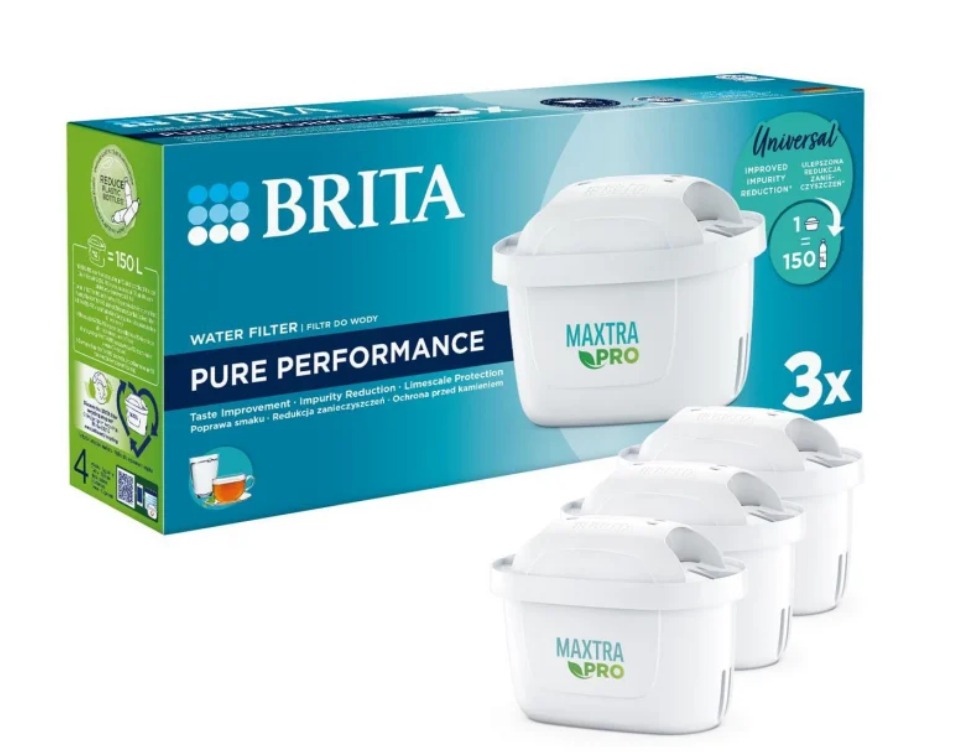 Brita MX+ Pure Performance - Filtri Acqua 3 pz