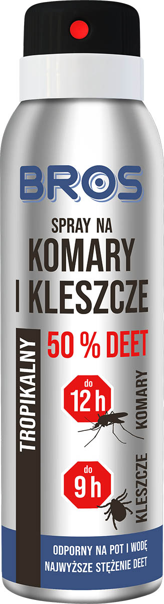 Bros 50% DEET - Spray contro zanzare e zecche 90 ml