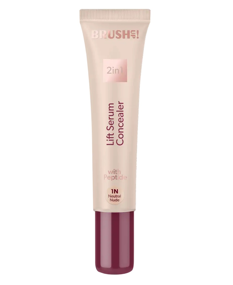 Brush Up! Korektor-serum z peptydem wygładzającym zmarszczki, 1N Neutral Nude