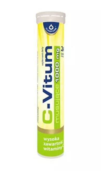 Oleofarm, C-Vitum 1000 mg, Tabletki musujące