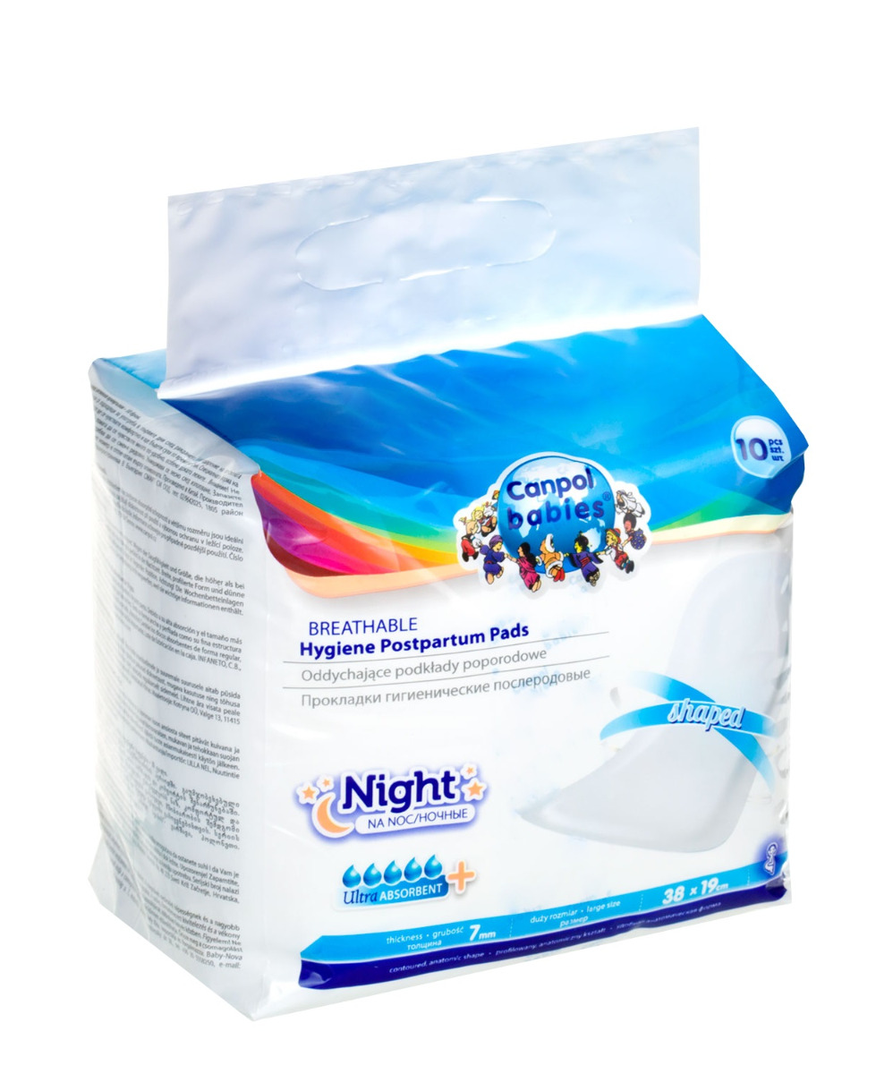 Canpol Oddychające podkłady Poporodowe na noc