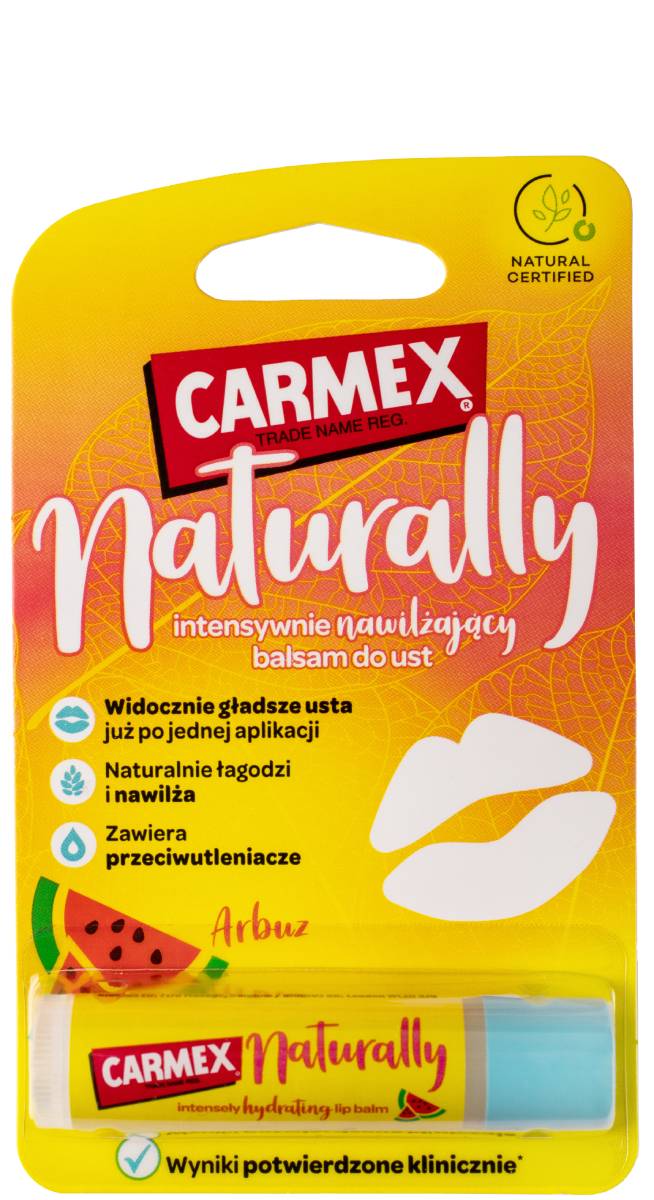 Carmex Sztyft Watermelon Naturally 4, 4.2 g