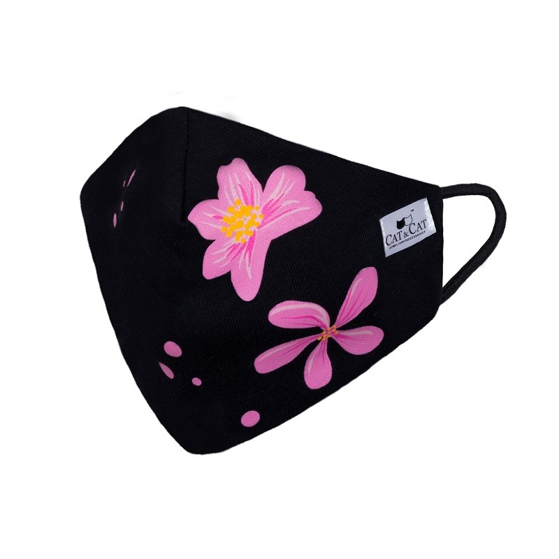 Cat & Cat Mascherina Riutilizzabile Fiori