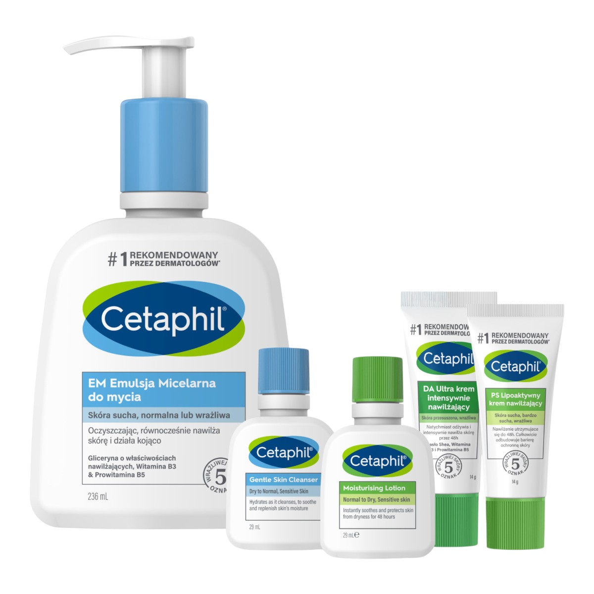 Cetaphil Set: emulsione micellare detergente + miniprodotto in omaggio