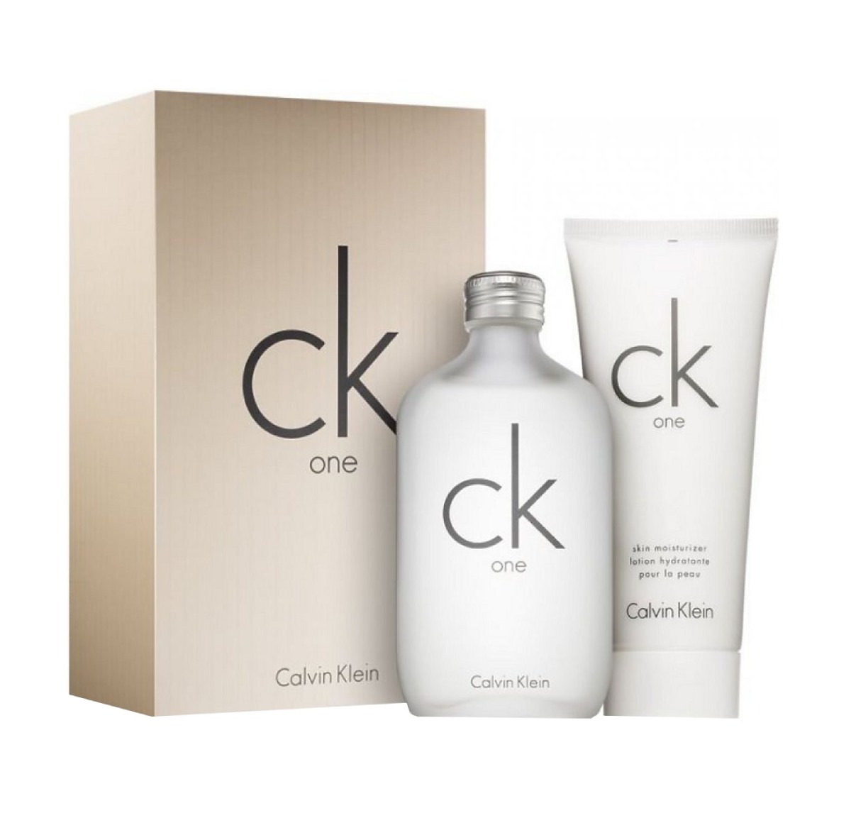 Calvin Klein CK One Zestaw: woda toaletowa + balsam do ciała