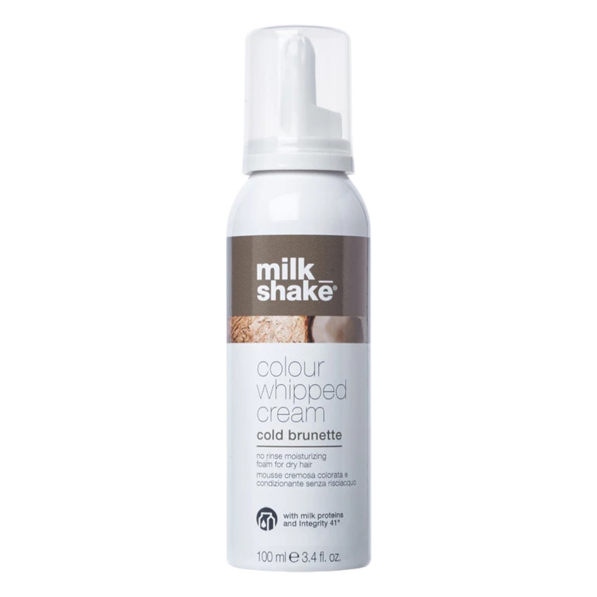 Milk Shake Colour Whipped Cream Schiuma Colorante, Cold Brunette