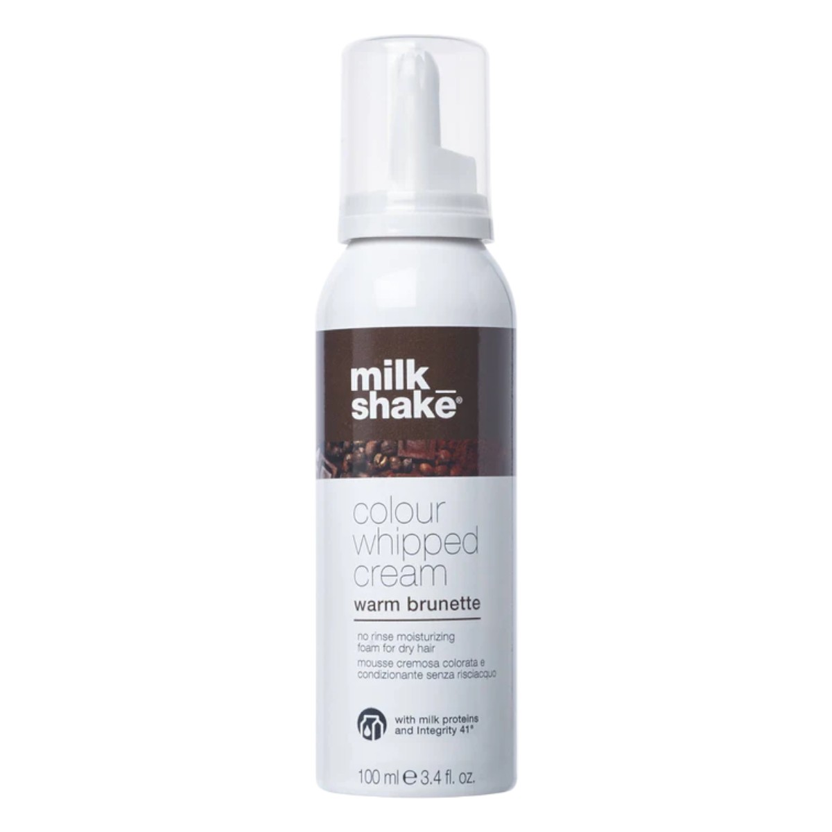 Milk Shake Colour Whipped Cream Schiuma Colorante, Castano Caldo