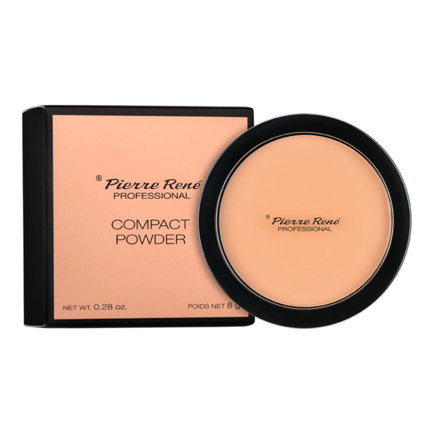 Pierre Rene Puder prasowany Compact Powder 03 Transparent
