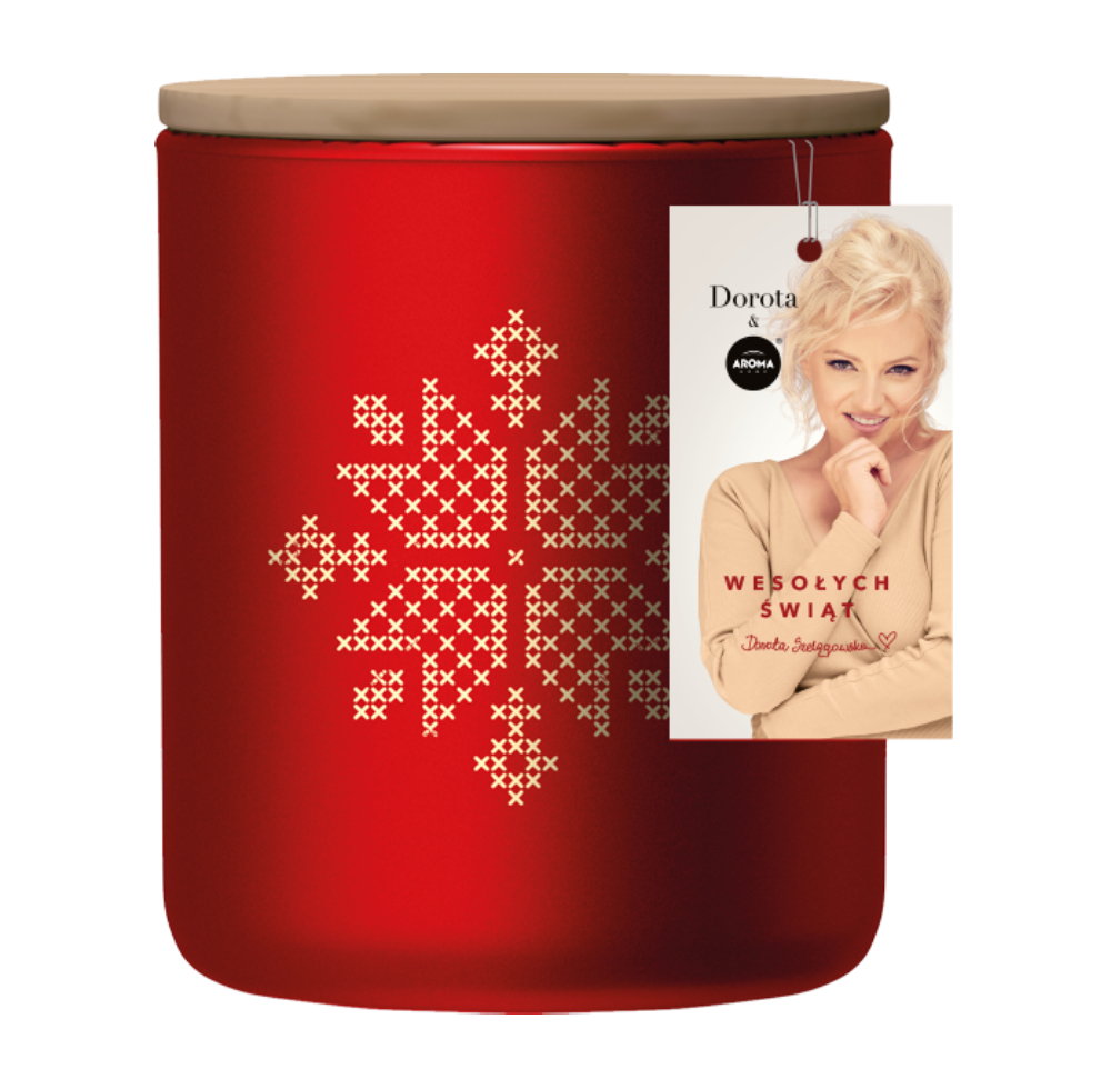 Aroma Home & Dorota Candela Profumata Sera alla Cannella 150 g 150 g