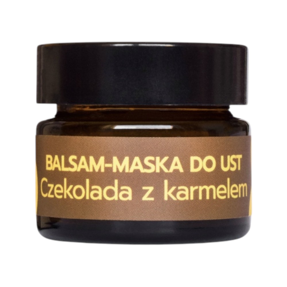 Bracia Mydlarze Balsam-maska do ust, Czekolada z karmelem