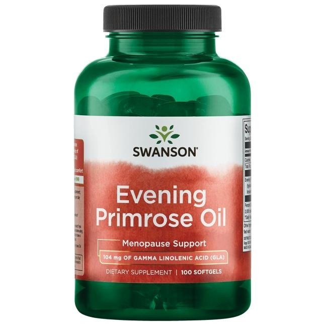 Swanson Evening Primrose Oil 1300 MG Olej z wiesiołka Kapsułki