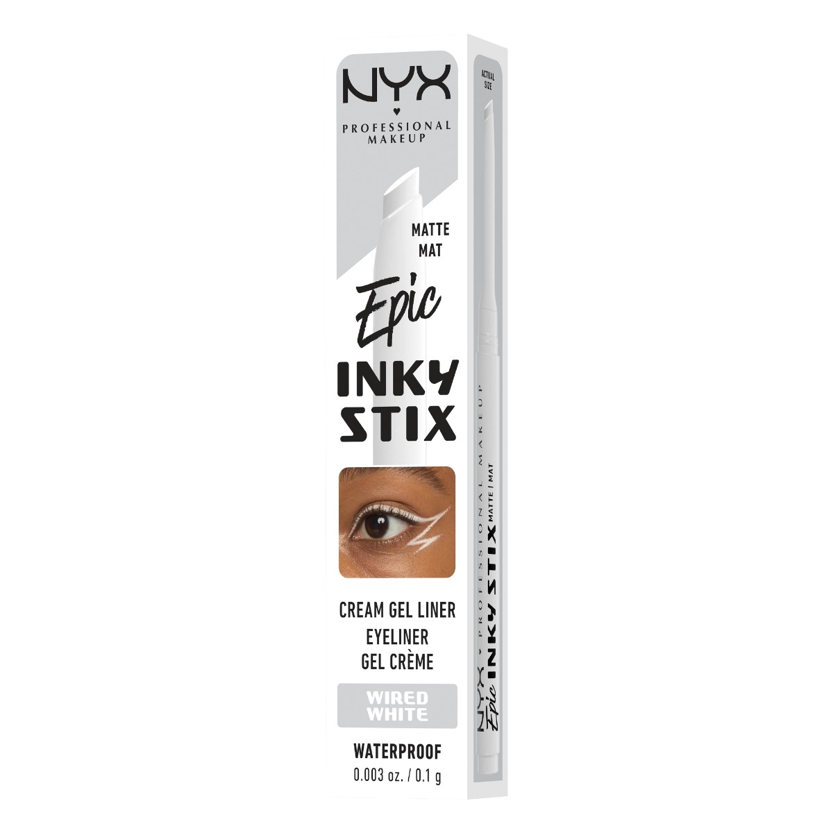 Карандаш для глаз NYX Professional Makeup Epic Inky Stix кремово-гелевый, водостойкий