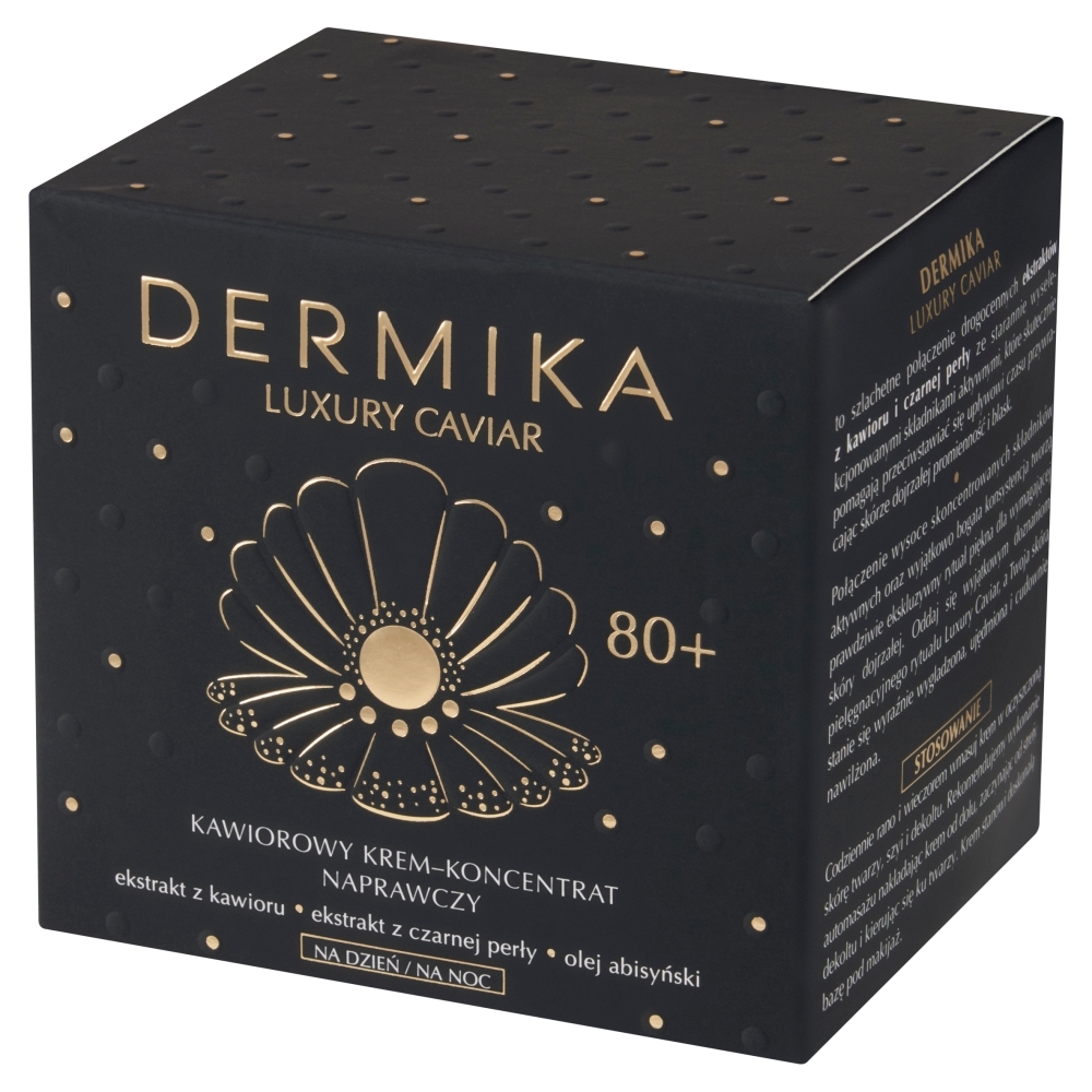 Dermika Luxury Caviar Kawiorowy krem koncentrat naprawczy 80+ na dzień i na noc
