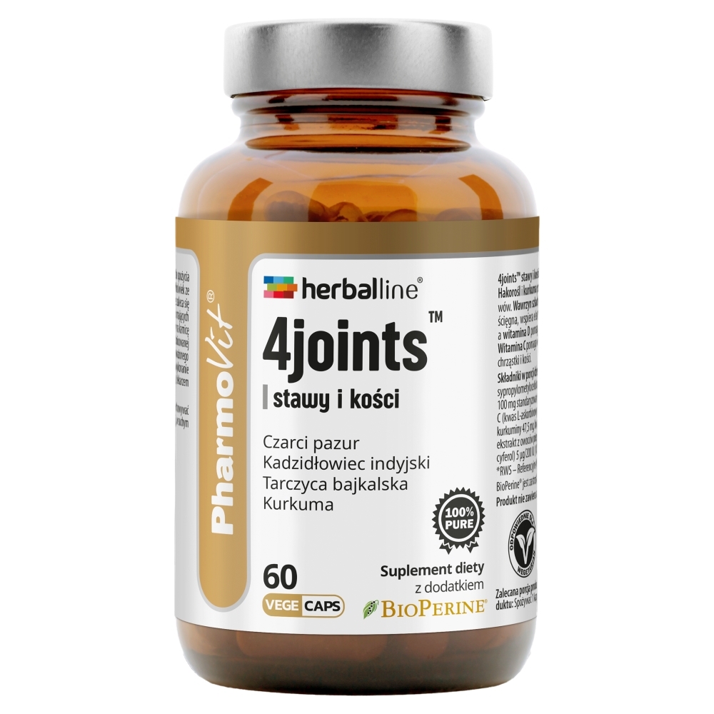 PharmoVit Herballine 4Joints Stawy i kości Kapsułki roślinne