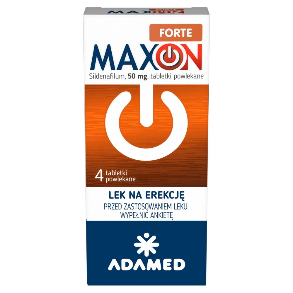 Maxon Forte 50 mg, 4 tabletki powlekane