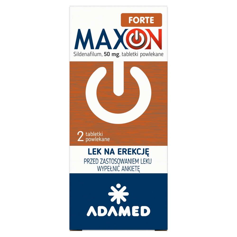 Maxon Forte 50 mg, 2 tabletki powlekane 
