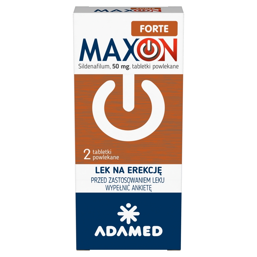 Maxon Forte 50 mg, 2 tabletki powlekane 