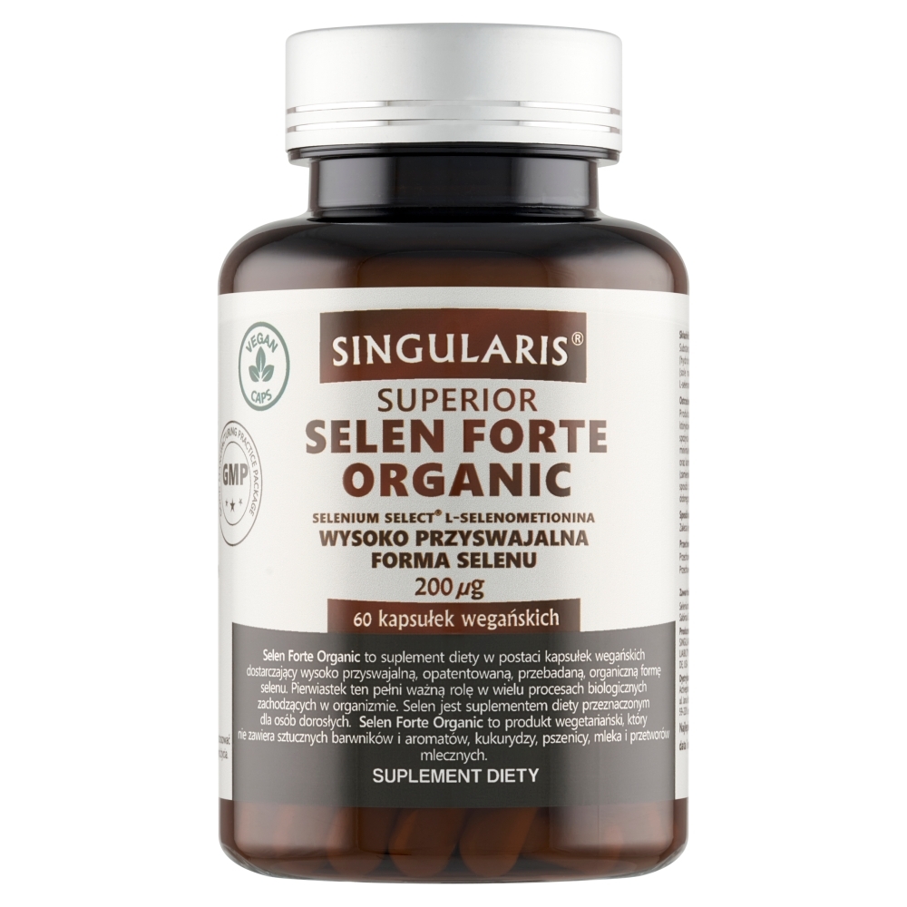 Селен Singularis Superior Selen Forte Organic, органический селен 200 мкг, капсулы