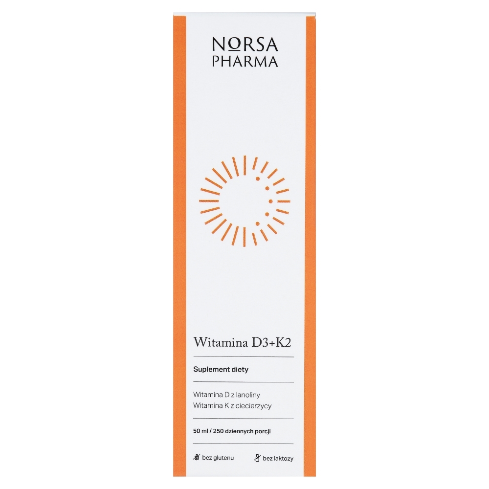 Norsa Pharma Witamina D3 +K2, płyn, 50 ml