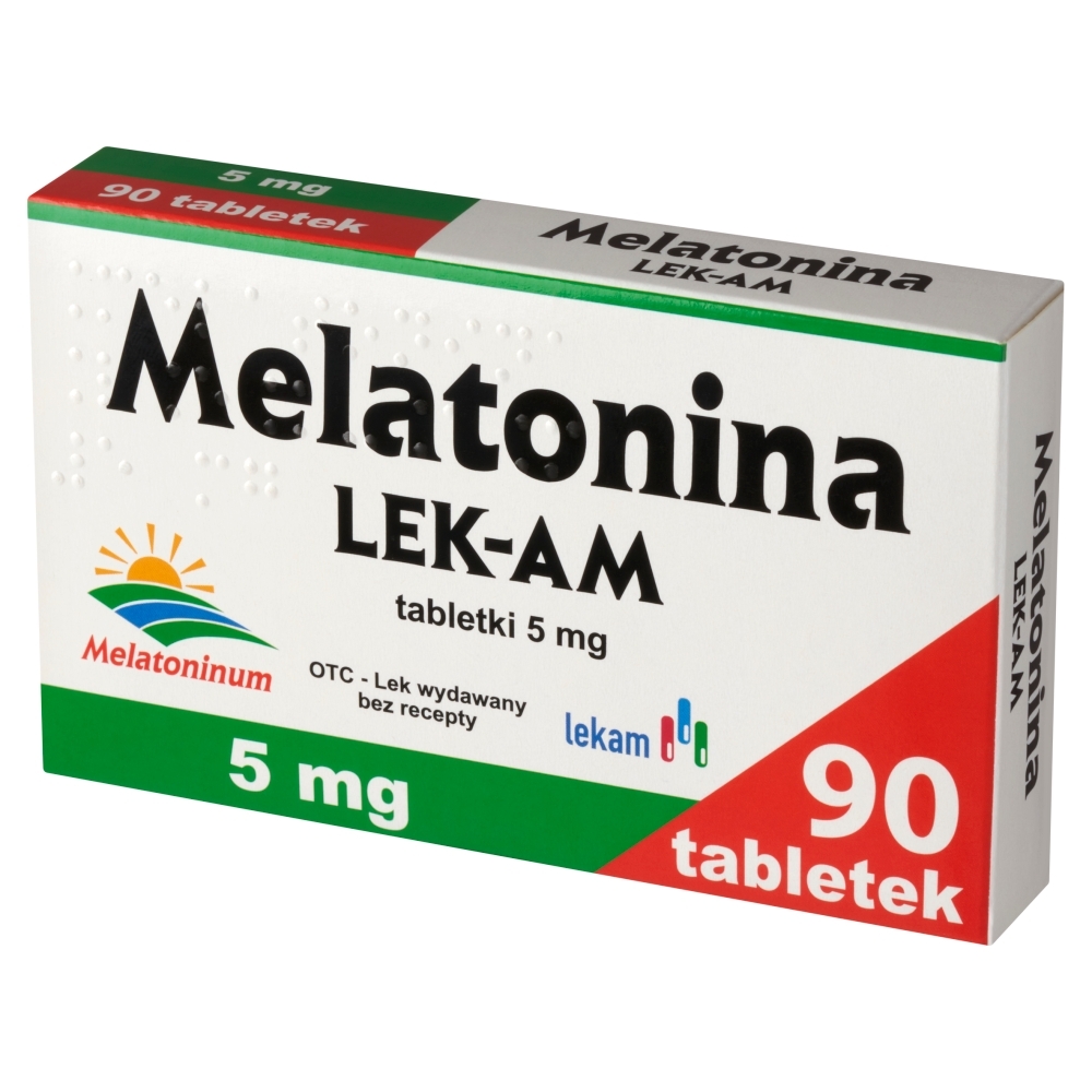 Мелатонин Lek-AM 5 мг, для взрослых