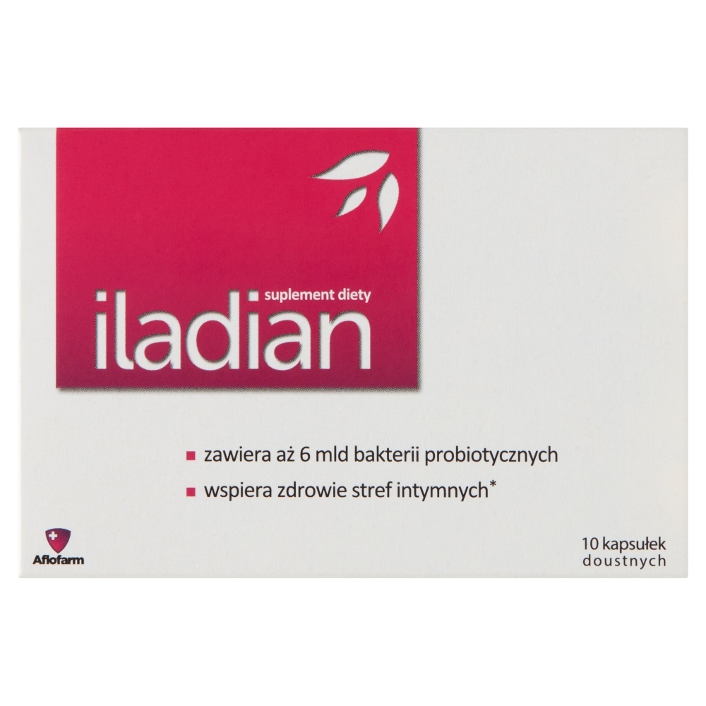 Iladian, Probiotyk dla kobiet, Kapsułki doustne, 10 szt.