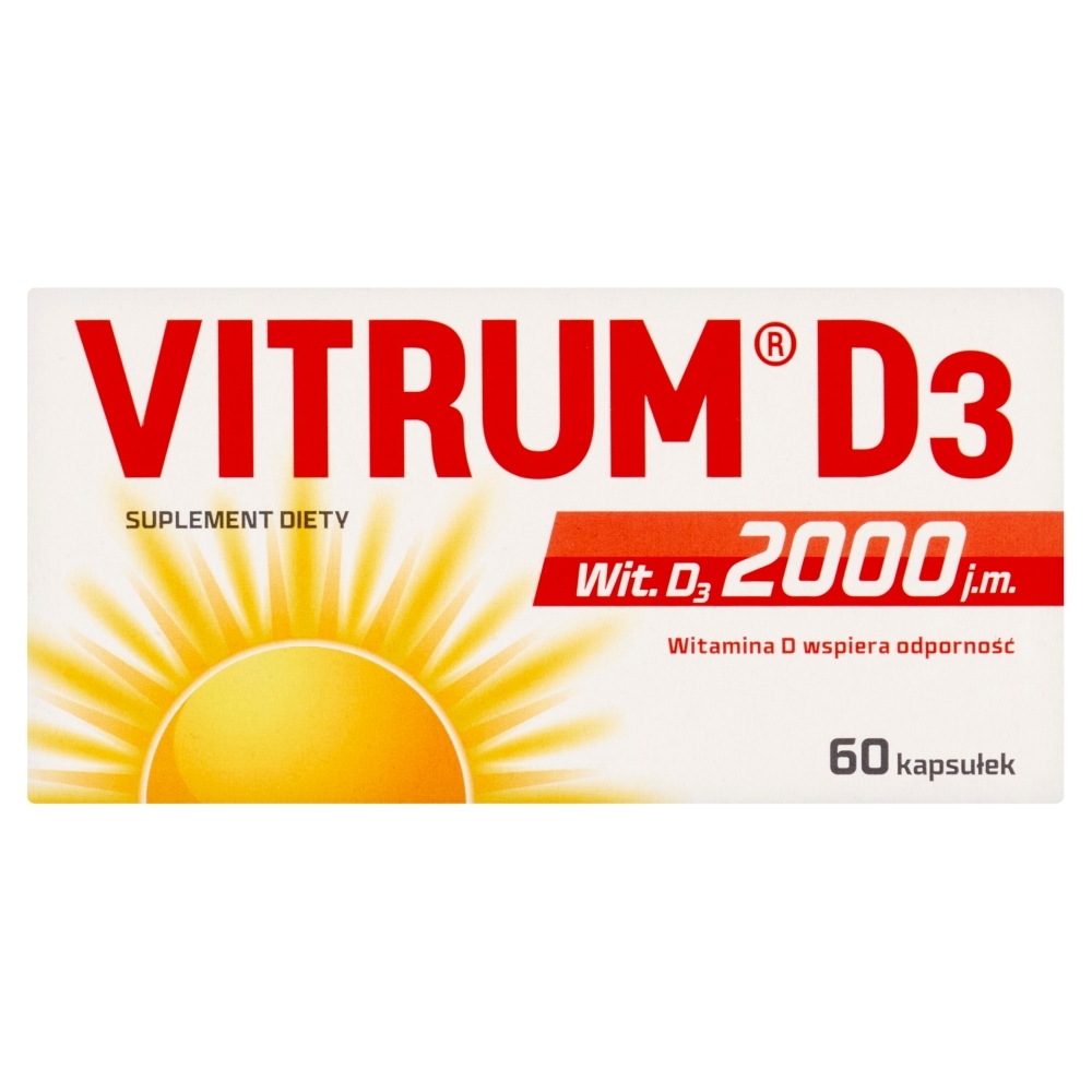 Vitrum D3 2000 j.m. Kapsułki