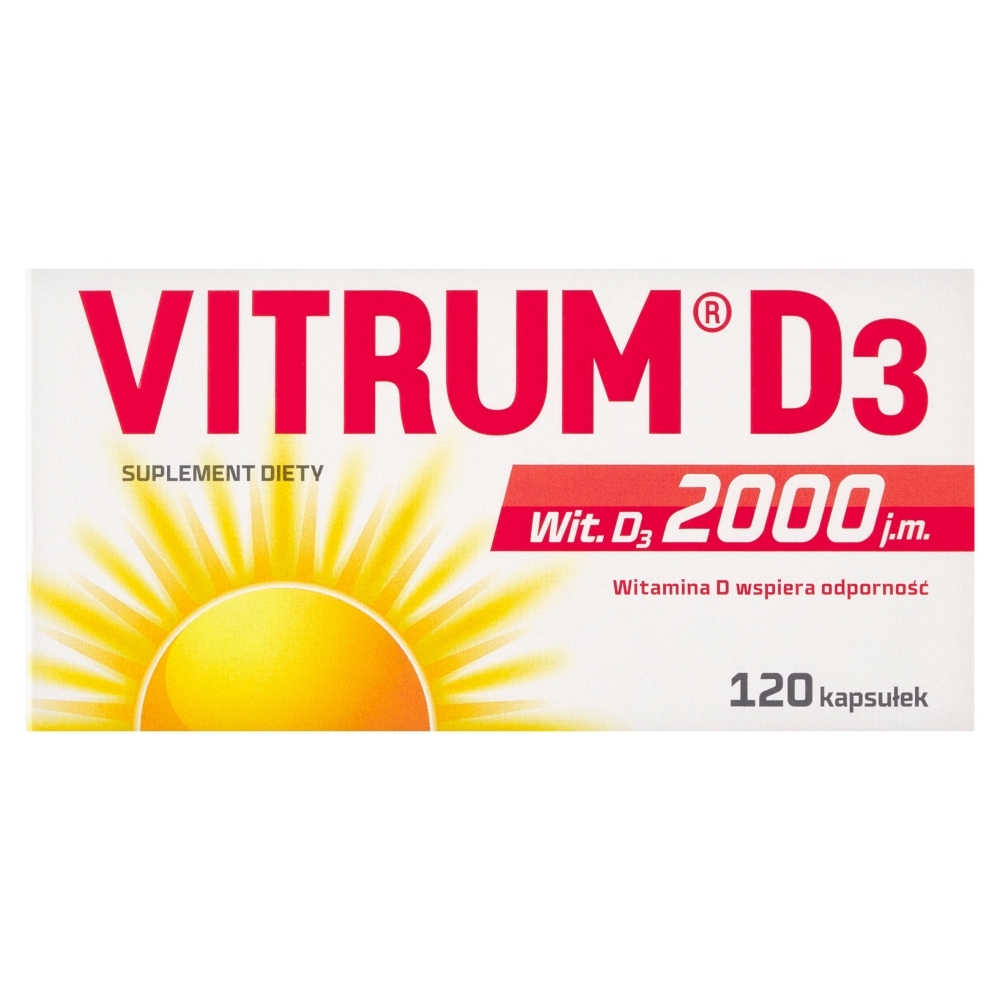 Vitrum D3 2000 Kapsułki, 120 szt.