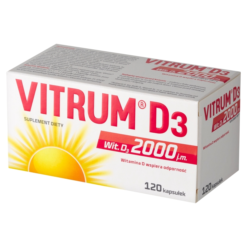 Vitrum D3 2000 Kapsułki, 120 szt.
