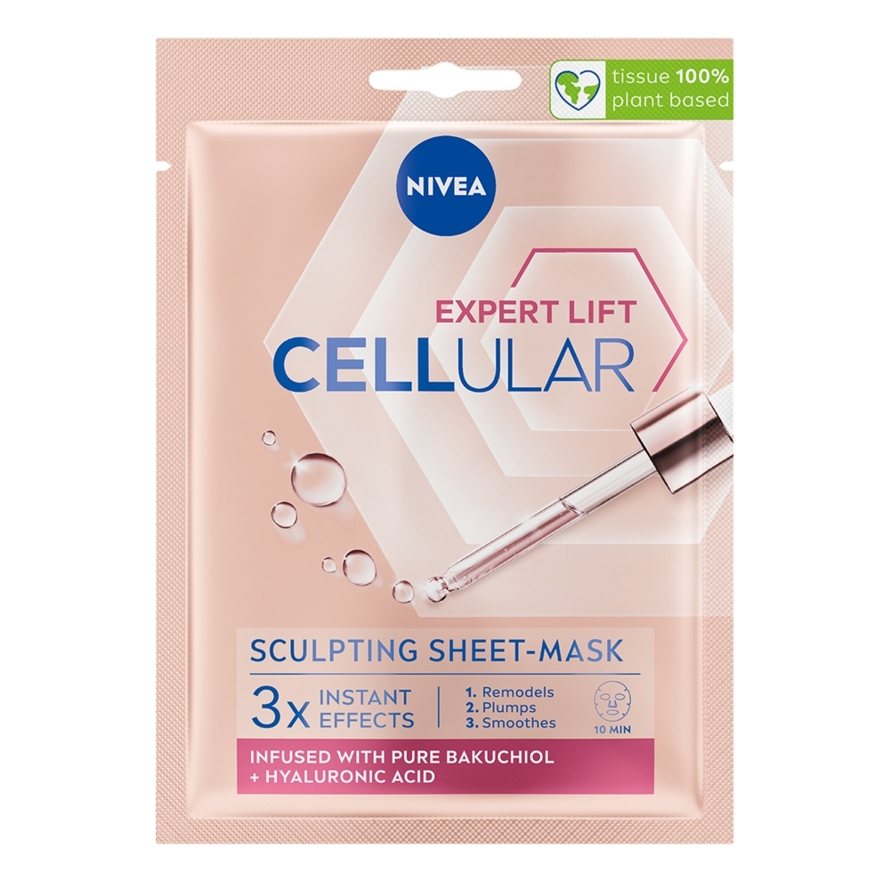 Nivea Cellular Expert Lift Chłodząco-modelująca maska w płachcie 