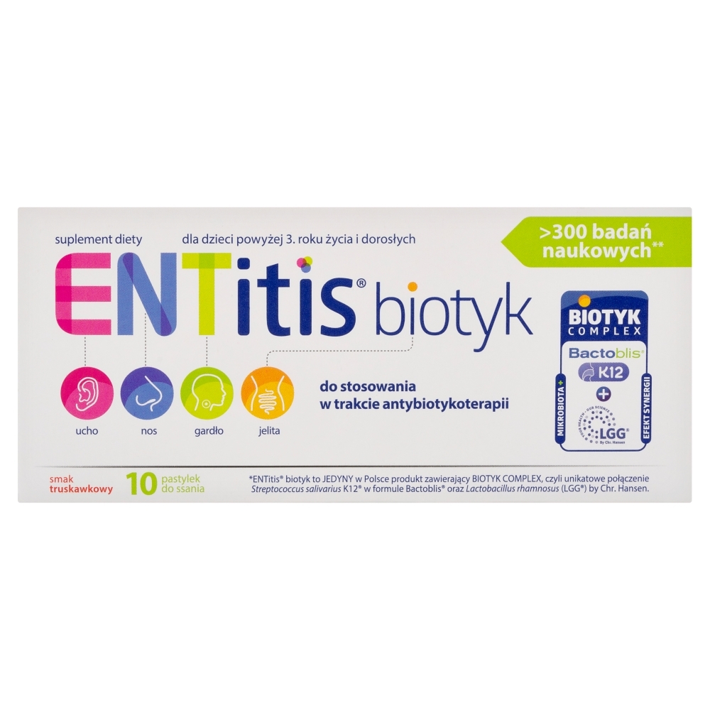 Entitis Biotyk Pastylki do ssania