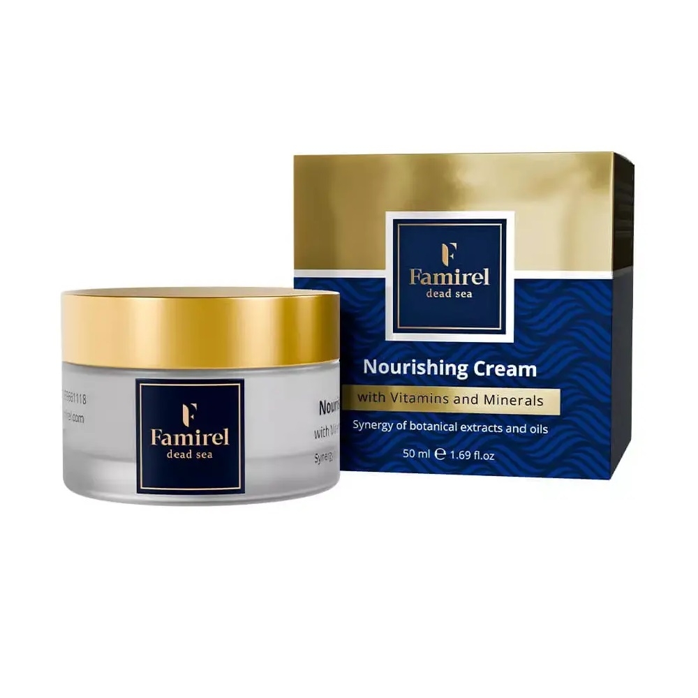 Крем для лица Famirel Nourishing Cream with Vitamins and Minerals питательный, с минералами Мёртвого моря, 50 мл