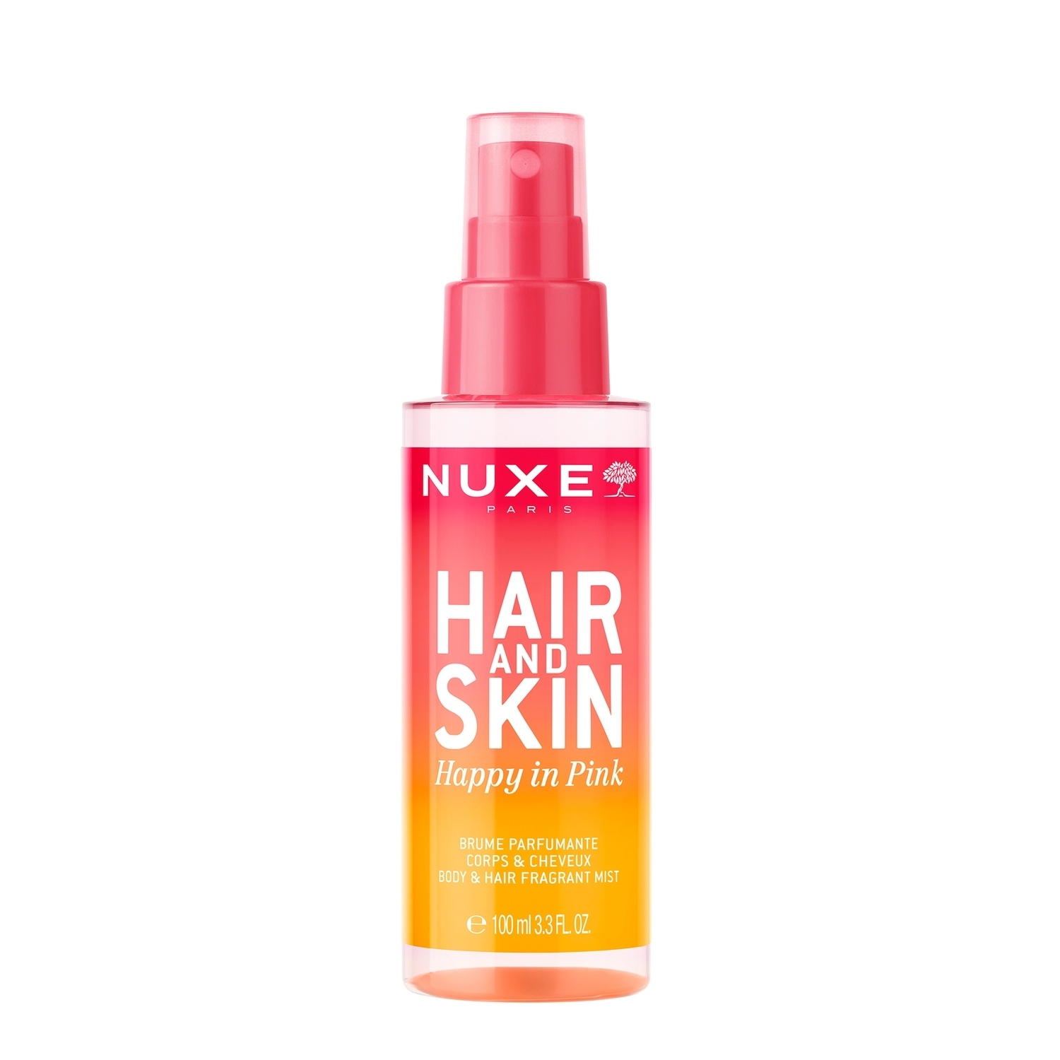 Nuxe Hair & Body Energetyzująca mgiełka do ciała i włosów, Happy In Pink