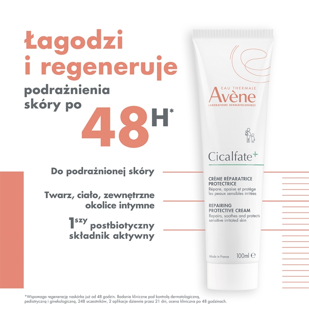 Avène Cicalfate+ Regenerujący krem ochronny, 100 ml