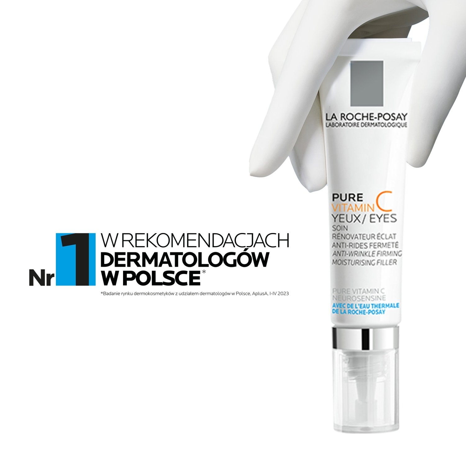 La Roche-Posay Pure Vitamin C Nawilżający i ujędrniający krem pod oczy