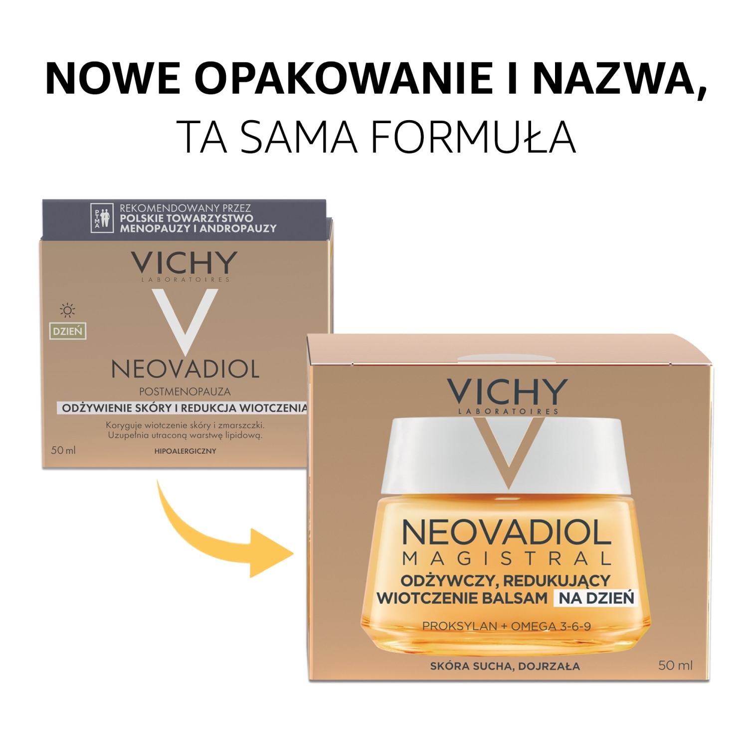 Vichy Neovadiol Magistral Odżywczy, redukujący wiotczenie balsam na dzień 