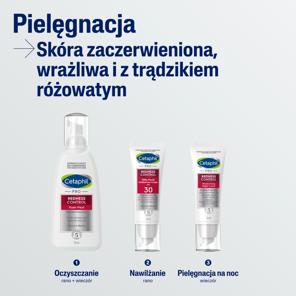 Cetaphil PRO Redness Control Krem nawilżający na noc