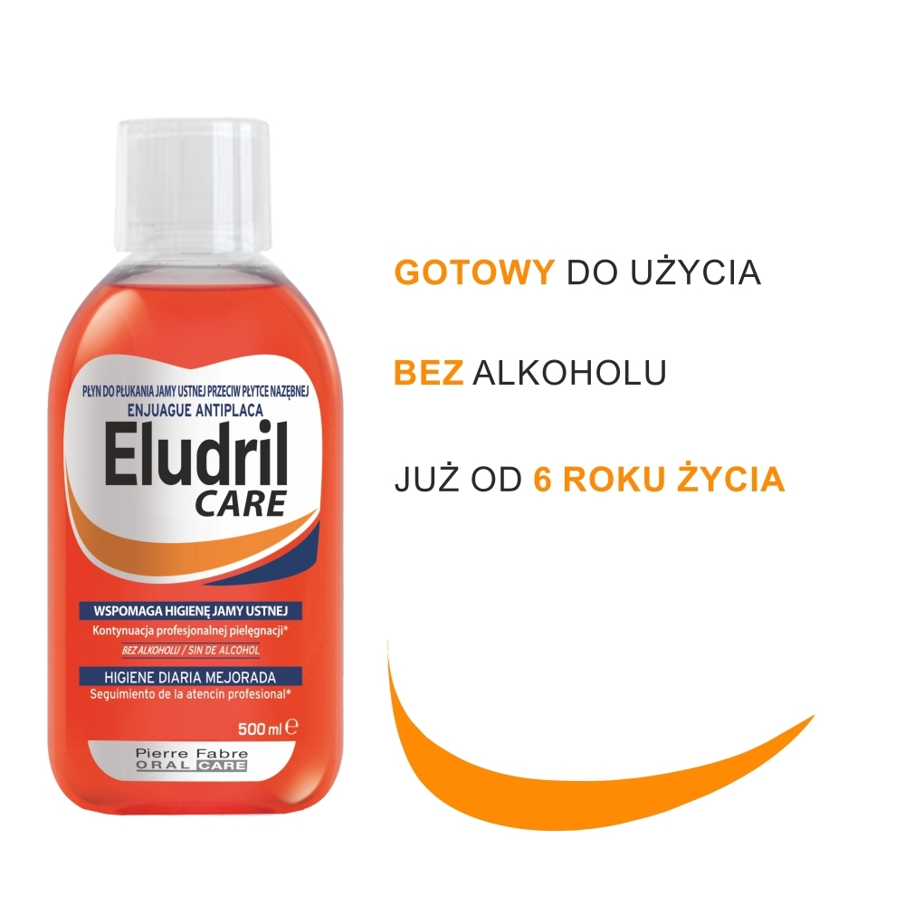Eludril CLASSIC antybakteryjny i łagodzący płyn do płukania jamy ustnej, 500 ml
