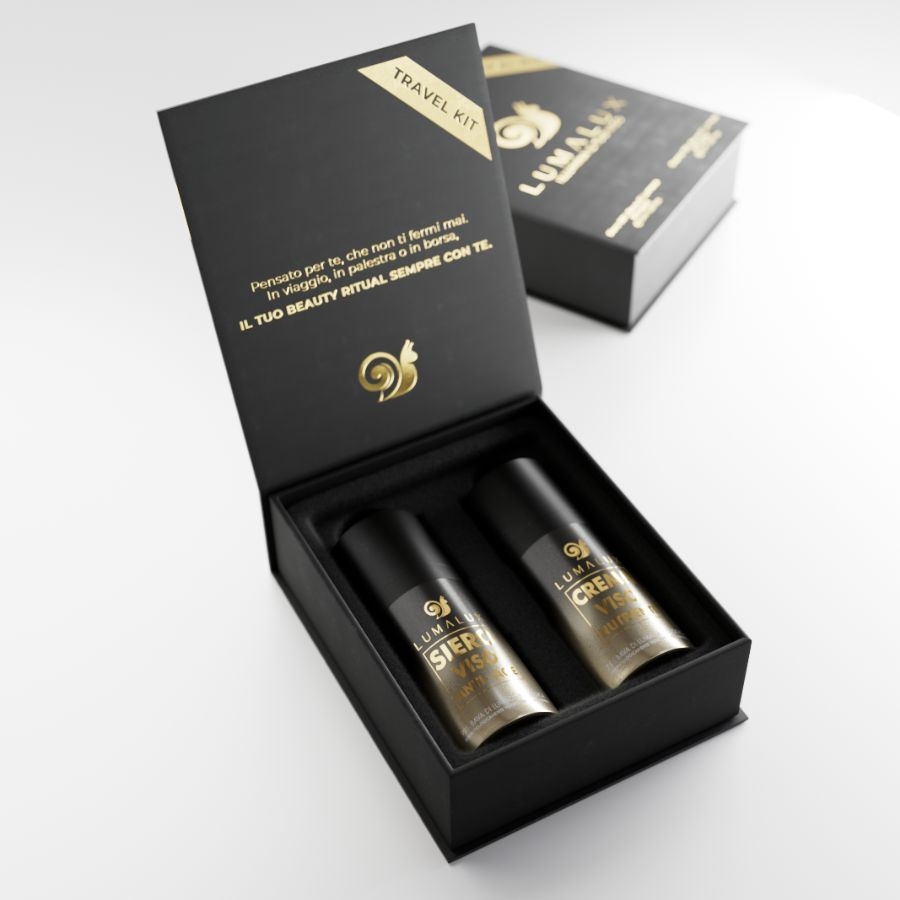 Lumalux Travel Kit Krem i serum ze śluzem ślimaka