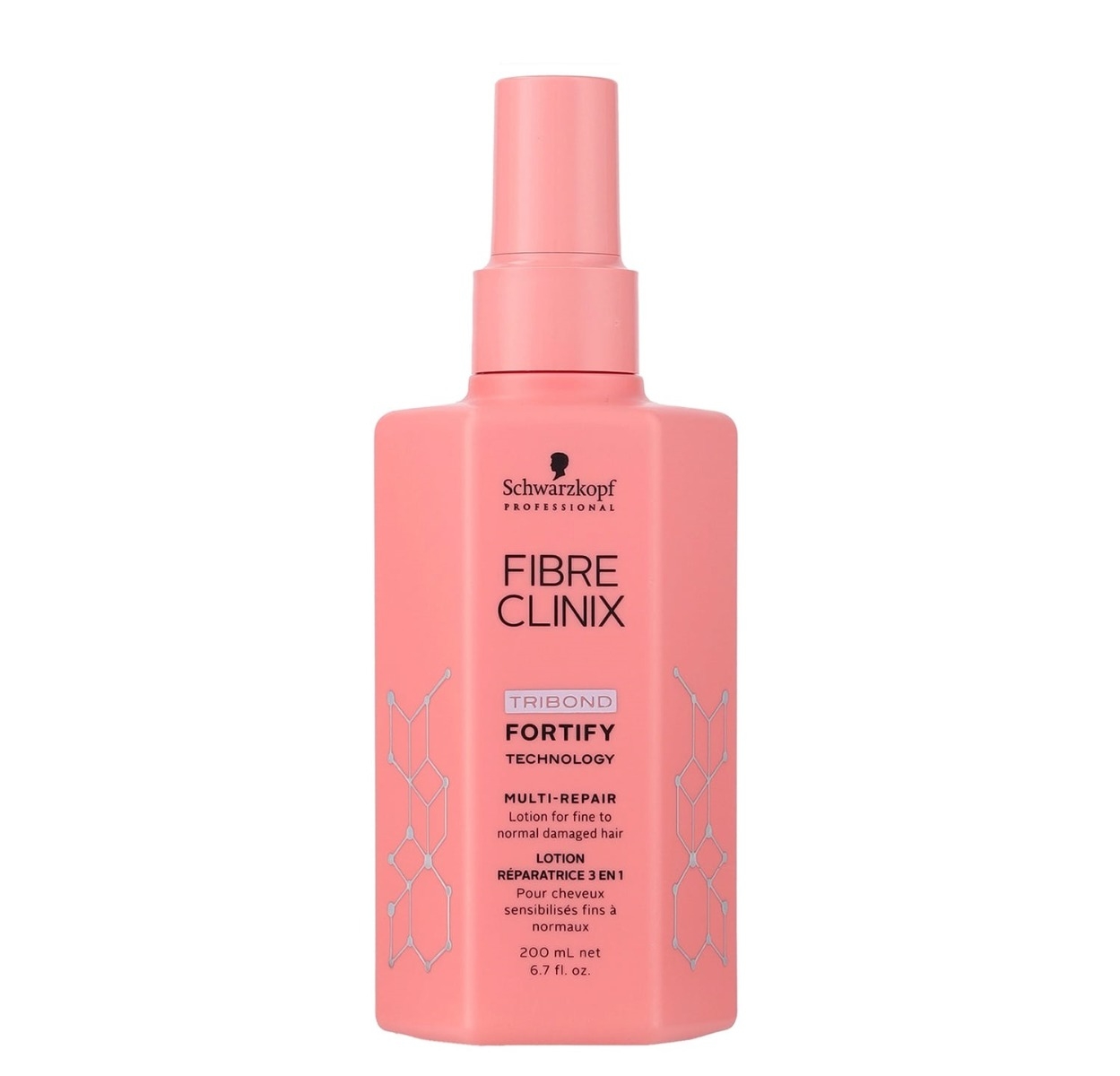 Несмываемый лосьон для волос Schwarzkopf Professional Fibre Clinix Fortify укрепляющий, для повреждённых волос, 200 мл