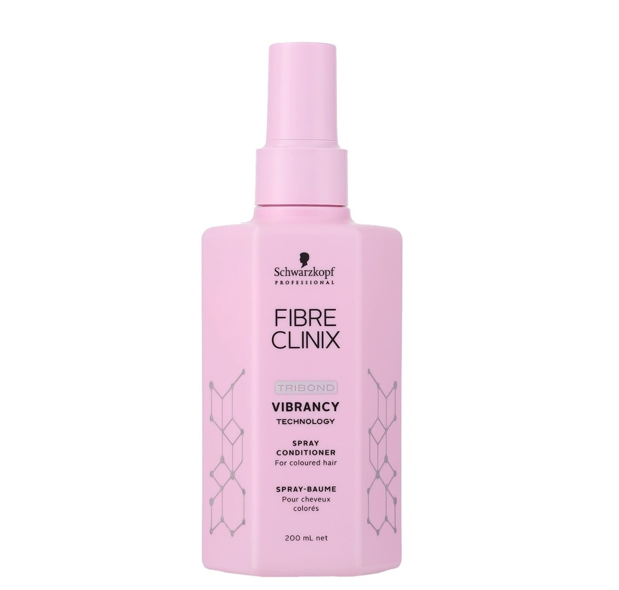 Несмываемый спрей-кондиционер Schwarzkopf Professional Fibre Clinix Vibrancy для защиты цвета, для окрашенных волос, 200 мл