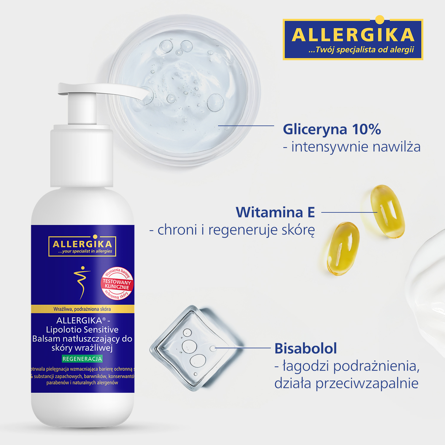 Allergika Lipolotio Sensitive Balsam natłuszczający 200 ml