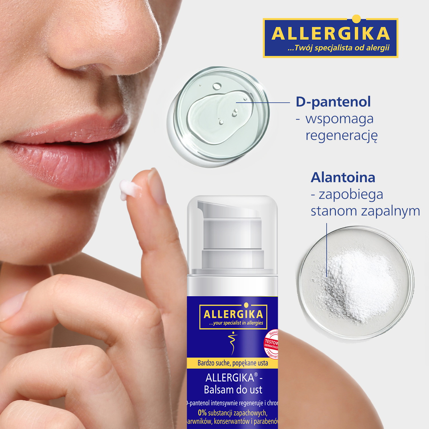 Allergika Balsam do ust, 15 ml