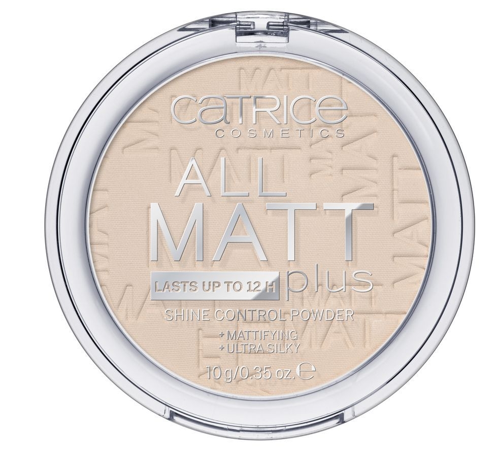 Catrice All Matt Plus Shine Control 010 Transparent Puder matujący