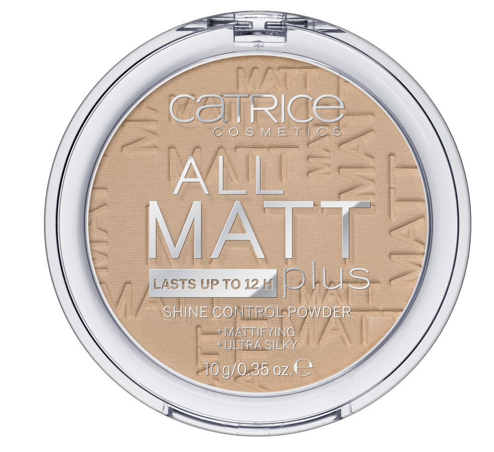 Catrice All Matt Plus Shine Control 030 Warm Beige Puder matujący