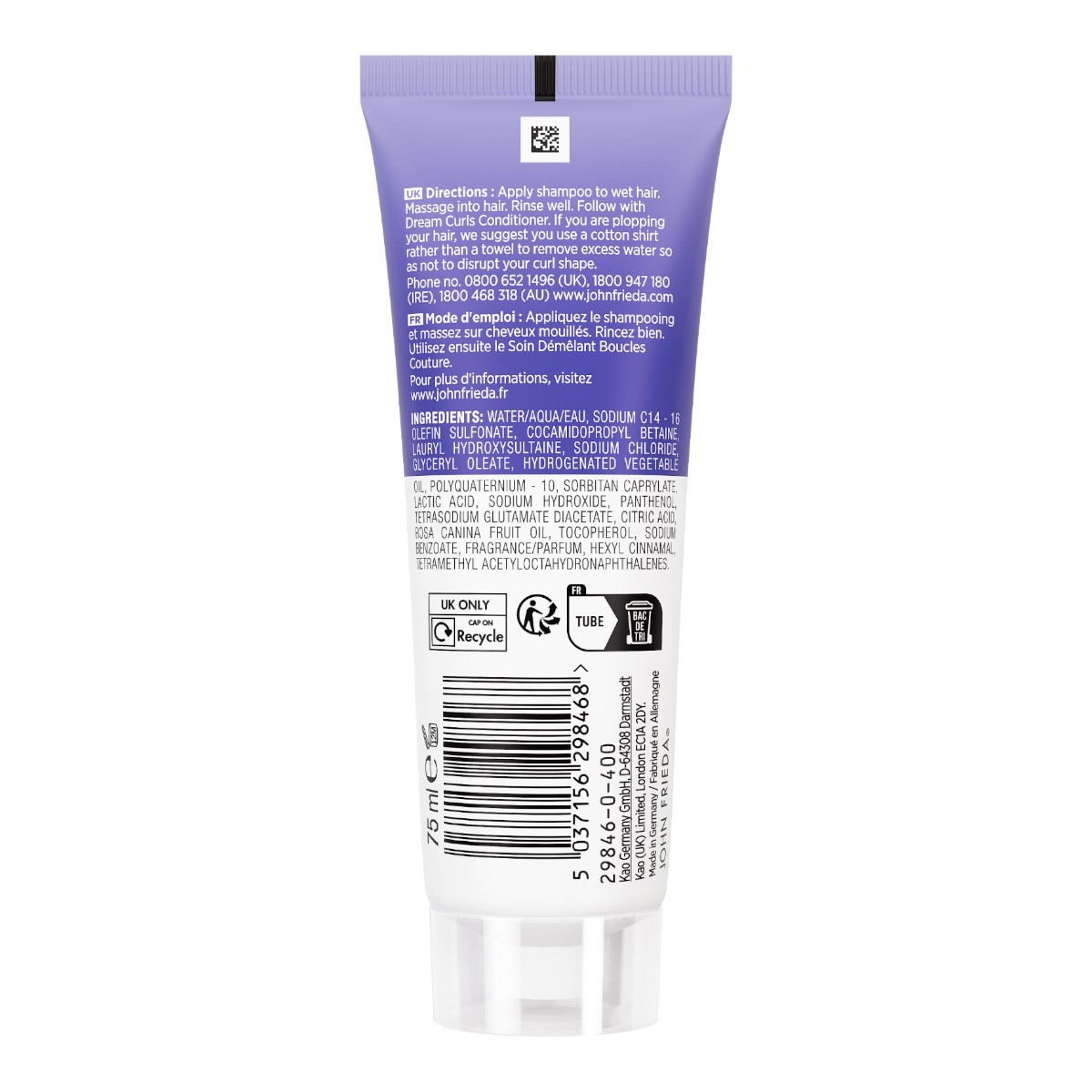 John Frieda Frizz Ease Dream Curls Szampon do włosów kręconych, 75 ml