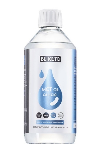 BeKeto Olej MCT C8 +C10, płyn 500 ml