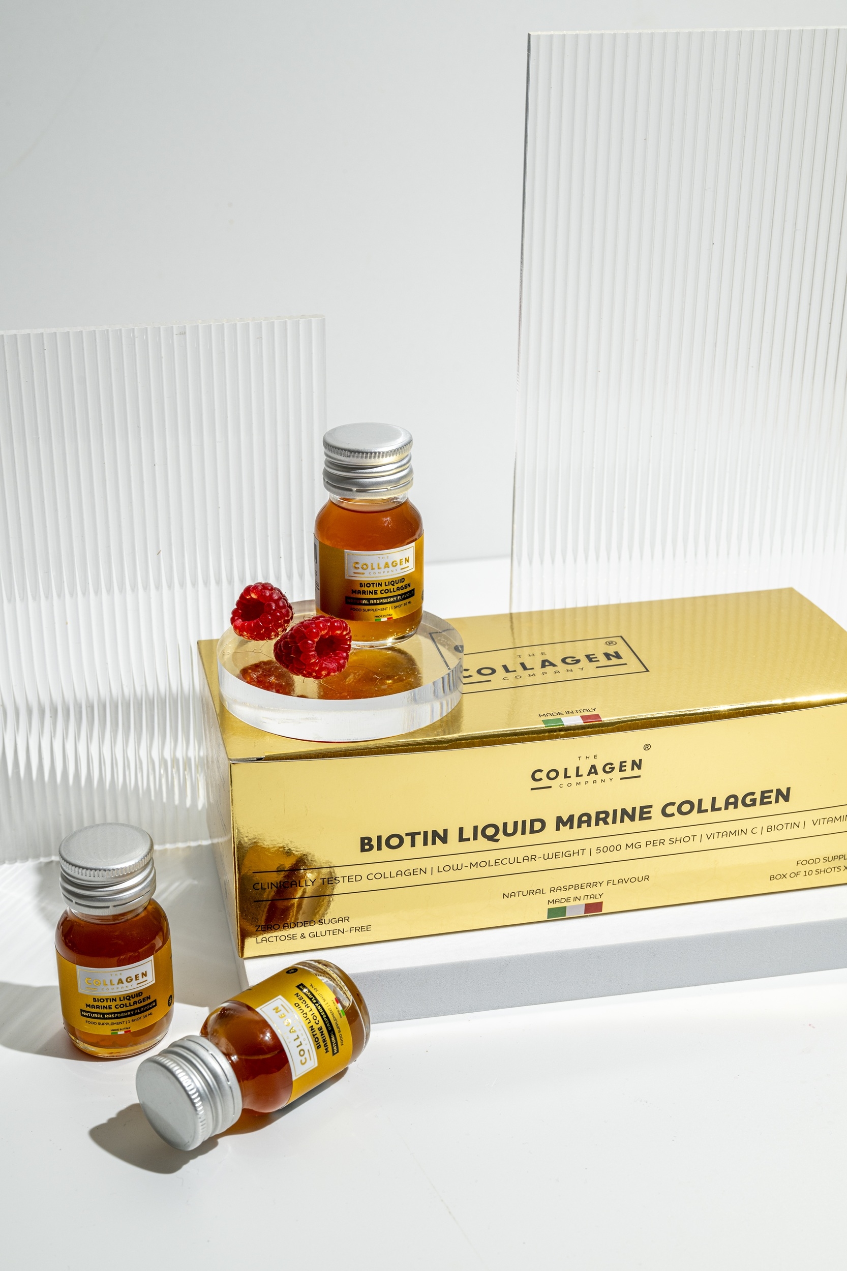 The Collagen Company Liquid Marine Collagen x Pure Biotin Gold Edition Płyn 10 but. x 30 ml