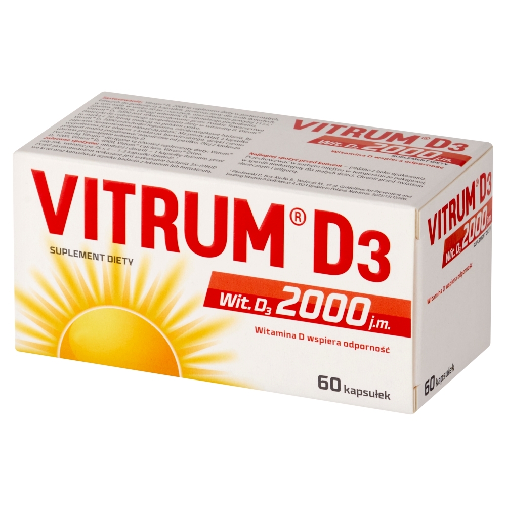 Vitrum D3 2000 j.m. Kapsułki