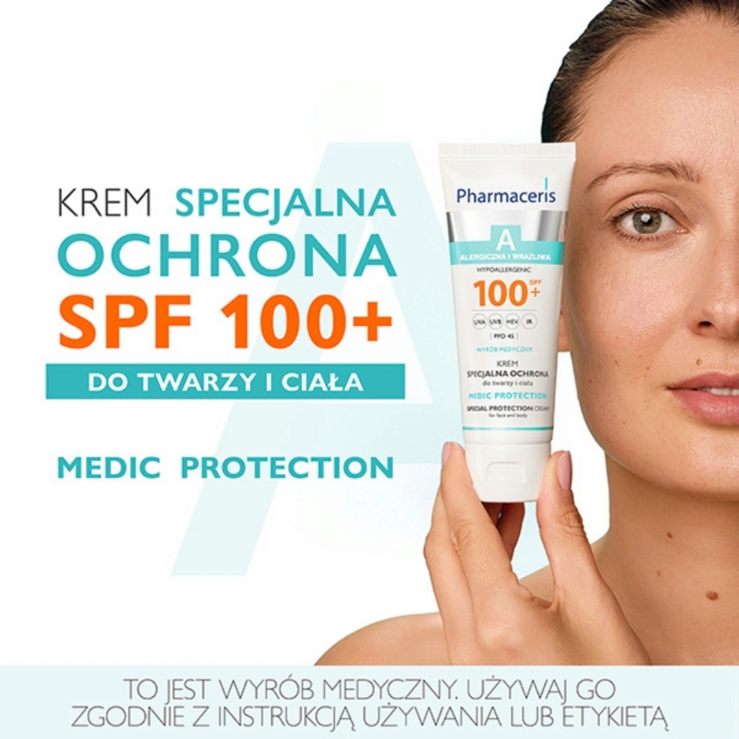 Pharmaceris A Medic Protection Krem specjalna ochrona twarzy i ciała SPF100+